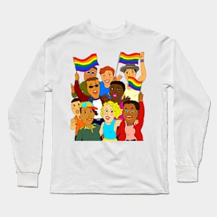 Gay Pride Celebration Long Sleeve T-Shirt